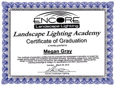 MGI Encore Lighting Certified Installer Landscaper 
